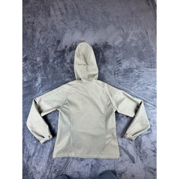 Merrell Womens Opti Shell Jacket Size Medium Kaki Brown Waterproof Fleece Lined - Picture 2 of 16